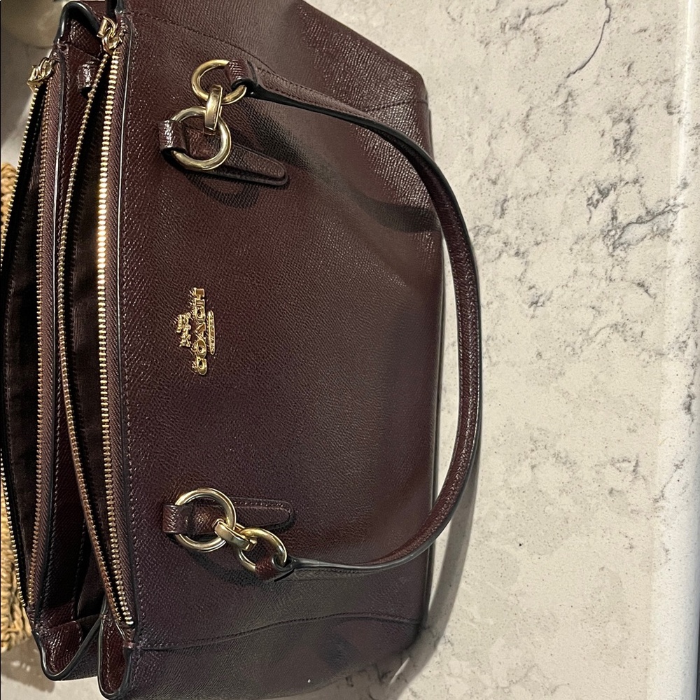 Coach leather bag